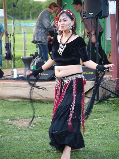 belly dance with Jenn, tribal costume